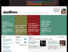Tablet Screenshot of jazztimes.com